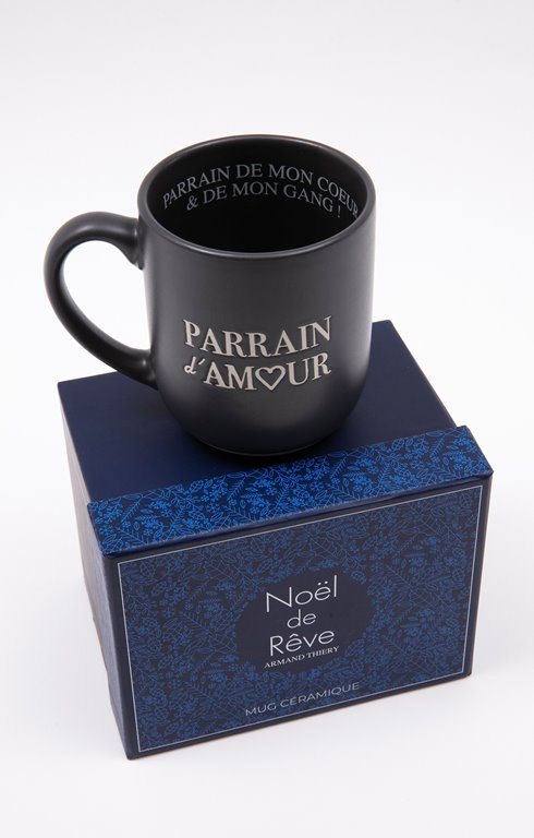 Coffret cadeau mug Parrain