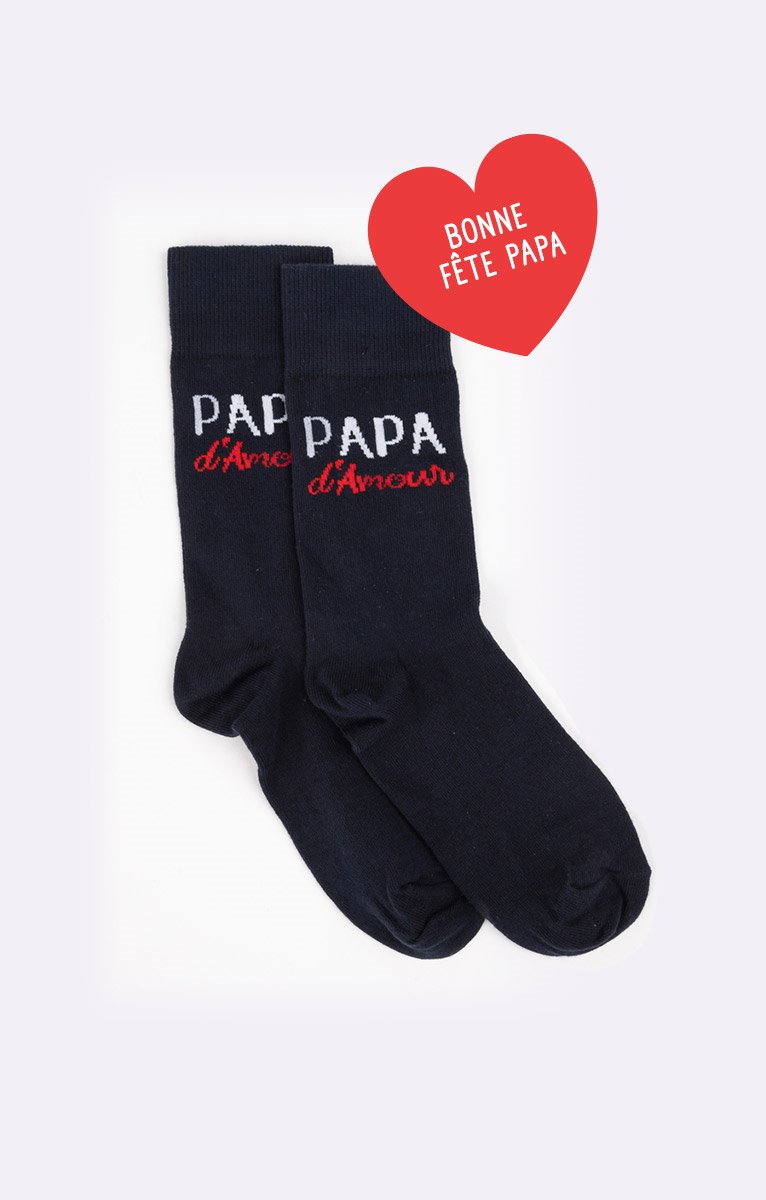 chaussettes - papa d'amour - 3,00€ - Armand Thiery