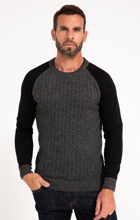 Pull col rond uni 