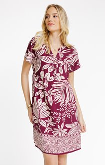 Robe courte imprimée 