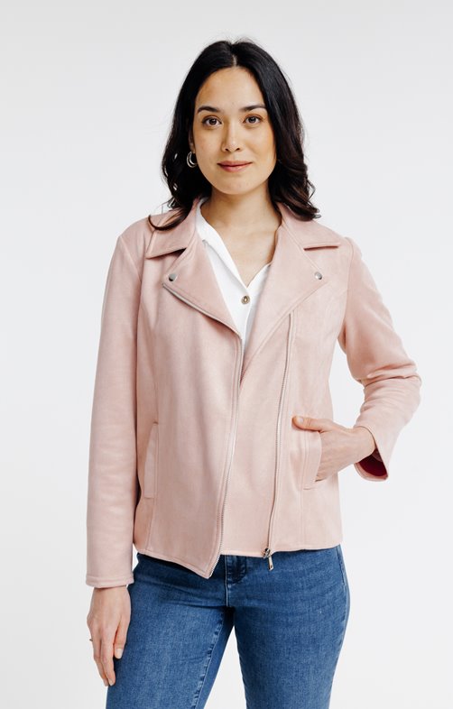 Perfecto non doublé en suédine