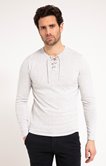 Pull uni col lacet