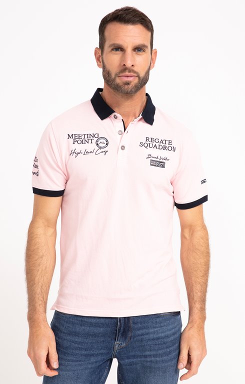 Polo manches courtes Pink