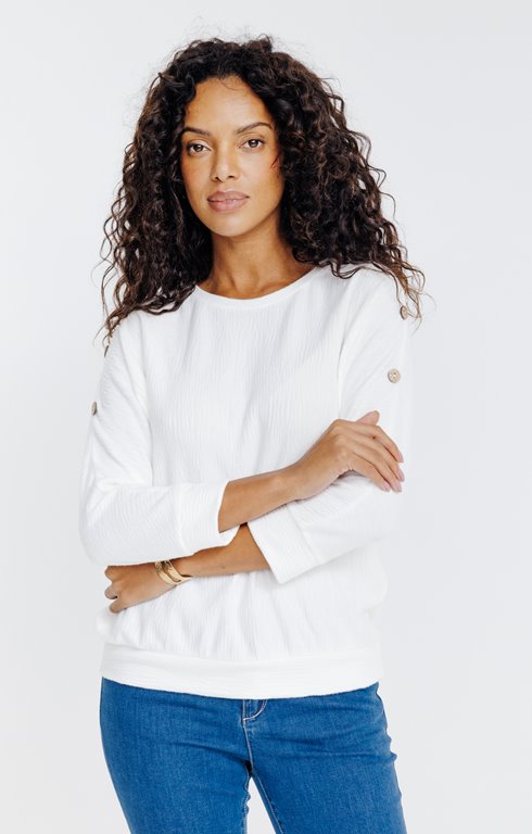 Tee-shirt uni manches 3/4