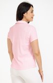 Tee-shirt vichy manches courtes