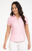 Tee-shirt vichy manches courtes