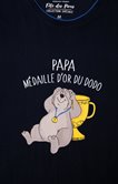 Pyjama court papa médaille d'or dodo