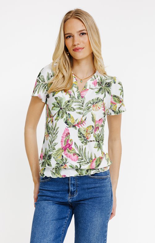 Tee-shirt imprimé manches courtes