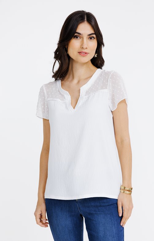 Tee-shirt uni manches courtes