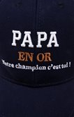Casquette papa en or