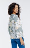 Blouse imprimé feuillage