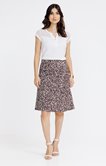 Jupe en maille imprimée