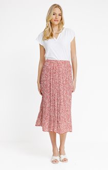 Jupe froissée imprimée