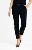 Pantalon 7/8 avec ceinture simili cuir