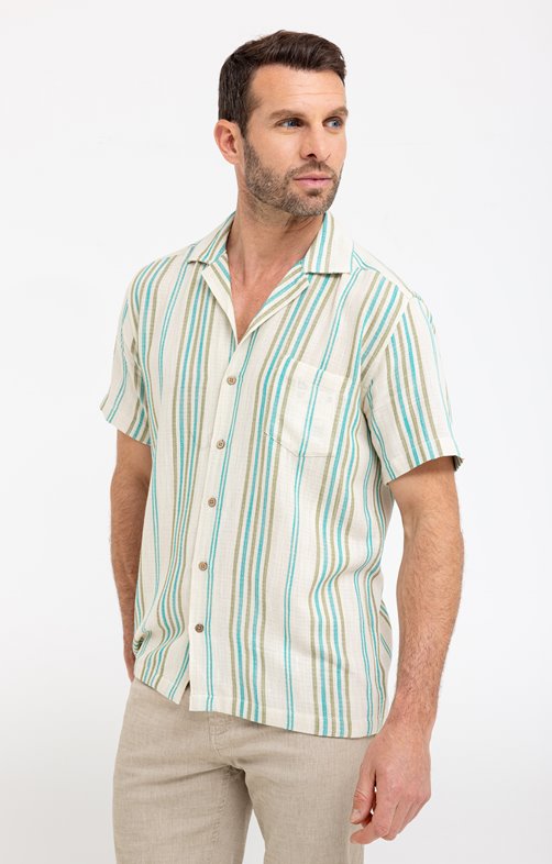 Chemise manches courtes RAY GREEN
