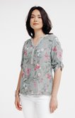 Tunique imprimée en lin 