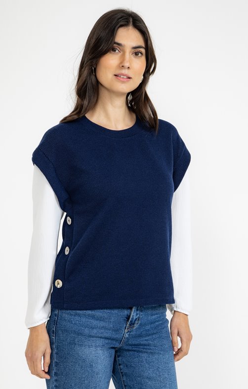 Tee-shirt 2-en-1 manches longues