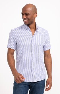 Chemise manches courtes Ray Seersucker