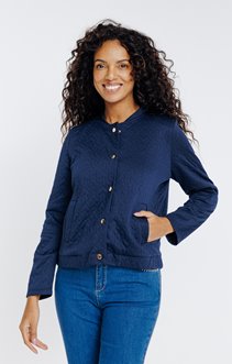 Veste teddy en maille