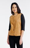 GILET SANS MANCHES EN SUEDINE