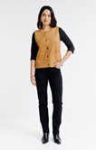 GILET SANS MANCHES EN SUEDINE