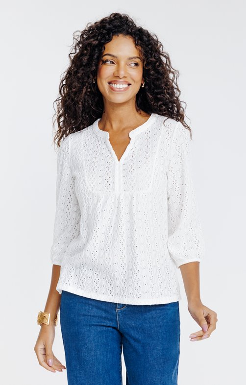 Tee-shirt uni manches 3/4