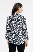 Chemise imprimée feuillage 