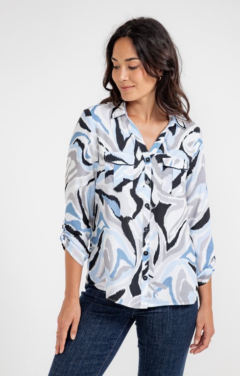 Chemise imprimée animalier