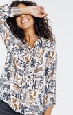Chemise imprimée patch jungle