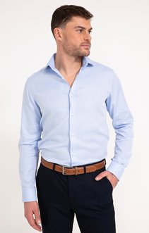 Chemise manches longues coupe ajustée