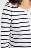 Cardigan rayé