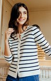 Cardigan rayé