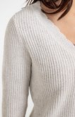 Cardigan col v manches 3/4