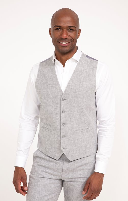 Gilet Costume Homme 5XL - Veste Sans Manches Slim Fit Décontractée | Style Business Ou Western à Franges | Pour Été Et Tenue Élégante