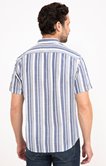 Chemise manches courtes à rayures