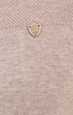 Pull col montant uni chambray