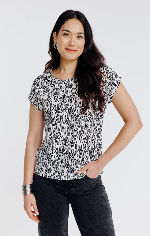 Tee-shirt imprimé manches courtes