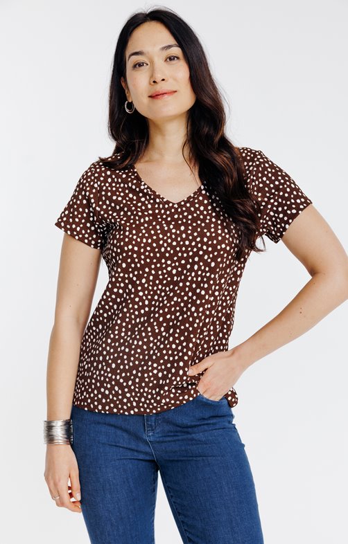 Tee-shirt imprimé manches courtes