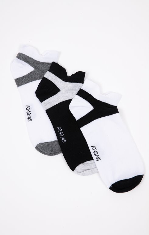 Lot de 3 paires de chaussettes socq