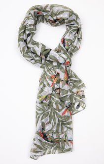 GRAND FOULARD IMPRIME TISSE