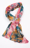 Grand foulard imprimé tissé