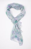 Grand foulard tissé imprimé