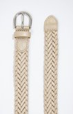 Ceinture pantalon tressée
