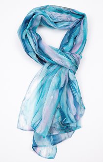 Grand foulard léger imprimé