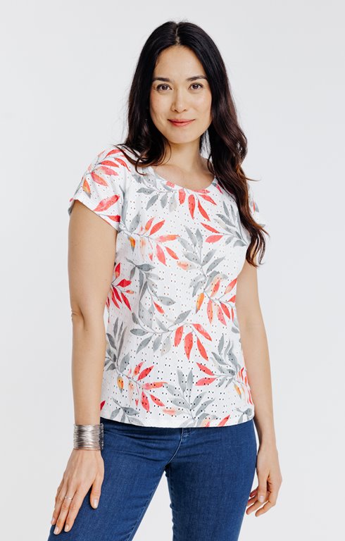 Tee-shirt imprimé manches courtes