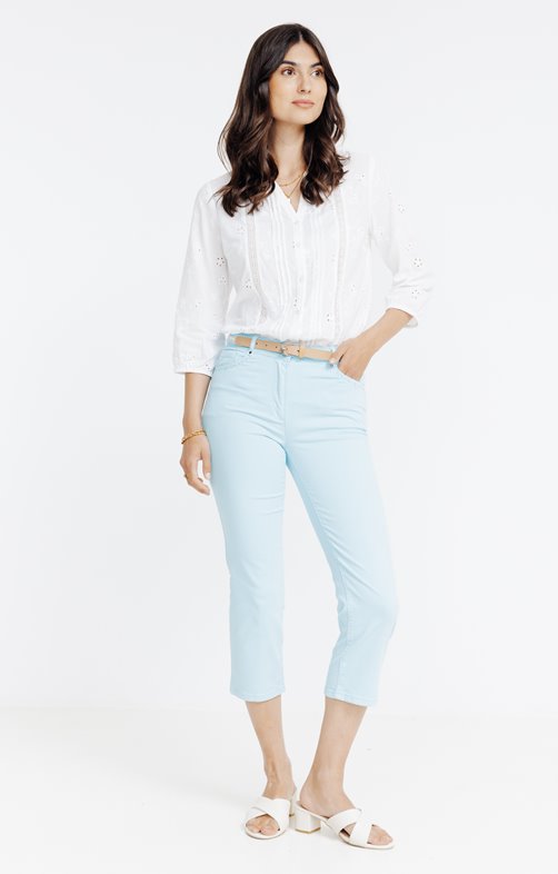 Pantacout mi mollet coton stretch