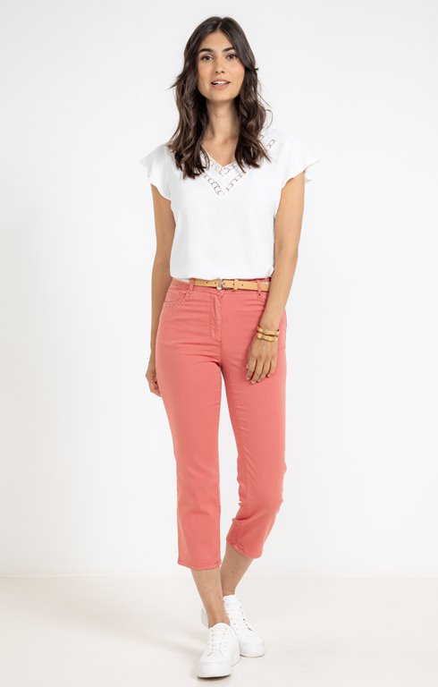 Pantacout mi mollet coton stretch