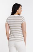 Tee-shirt rayé manches courtes