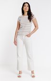 Tee-shirt rayé manches courtes