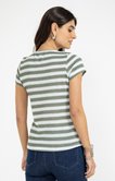 Tee-shirt rayé manches courtes